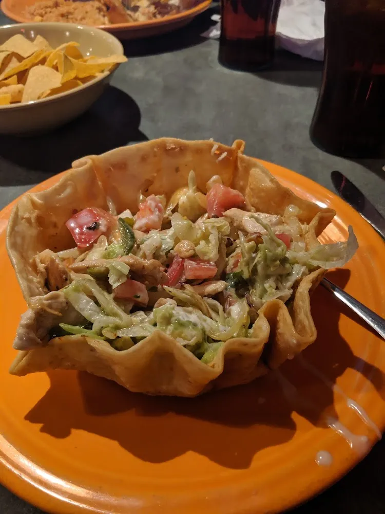 Taco Salad Fajita with Chicken